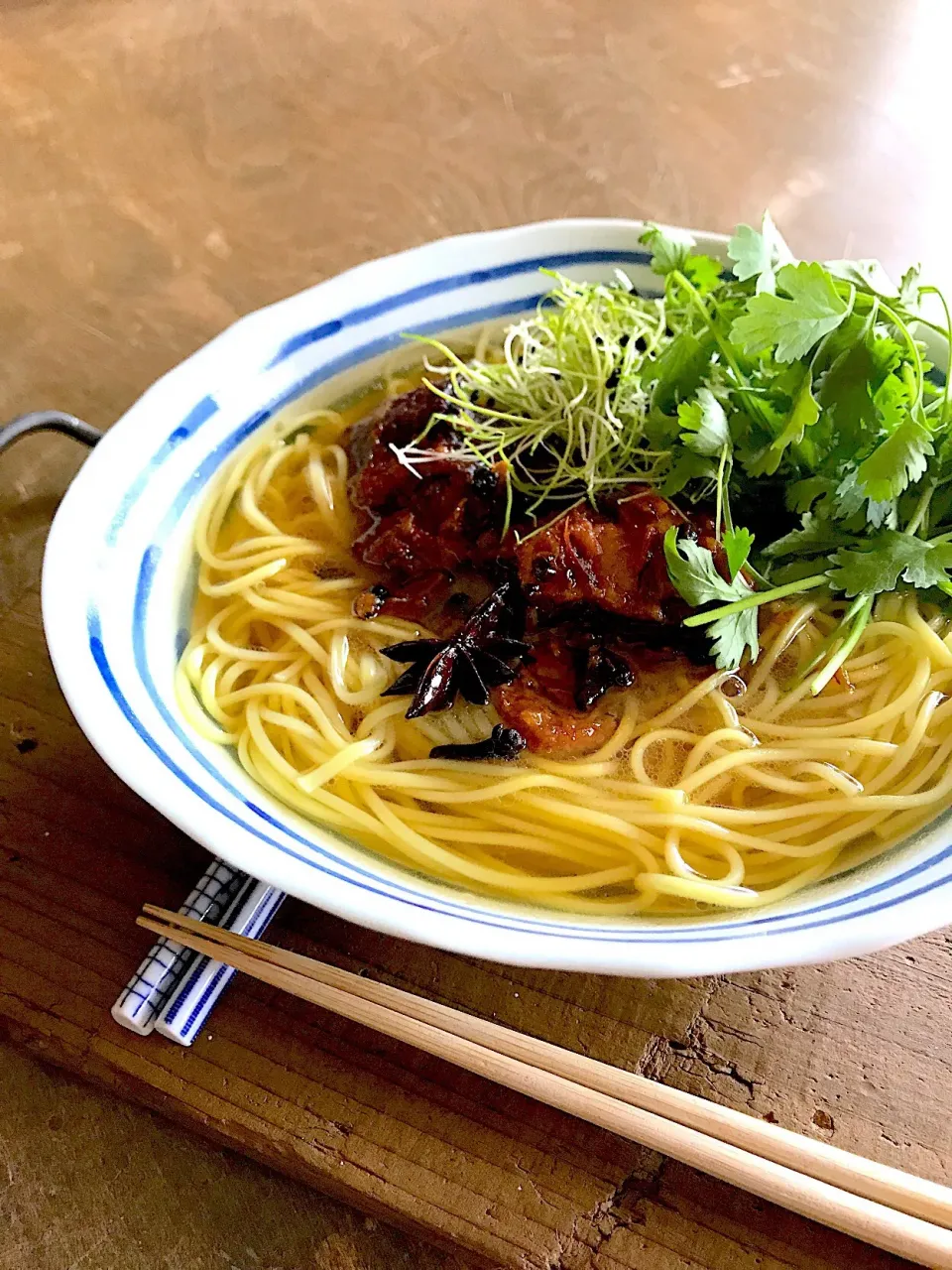 中華麺でソーキそば|Kaori Shimizuさん