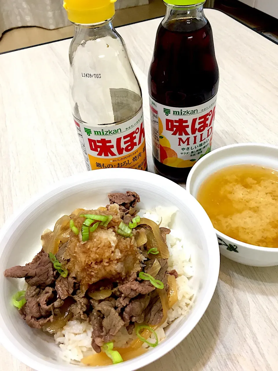 ポン酢でさっぱり牛丼|のりおさん