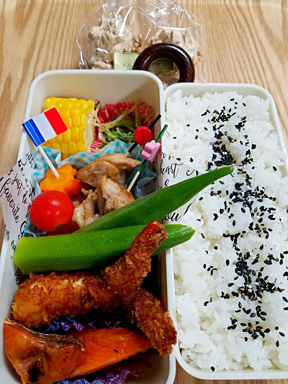 20180731  ☺高校生お弁当　部活|ちいさん