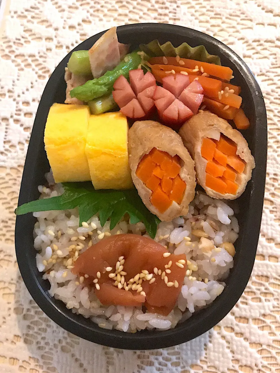 Snapdishの料理写真:今日のお弁当🍙|hiyokology_a9さん