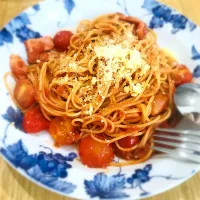 Snapdishの料理写真:トマトパスタ|ゆかゆかさん