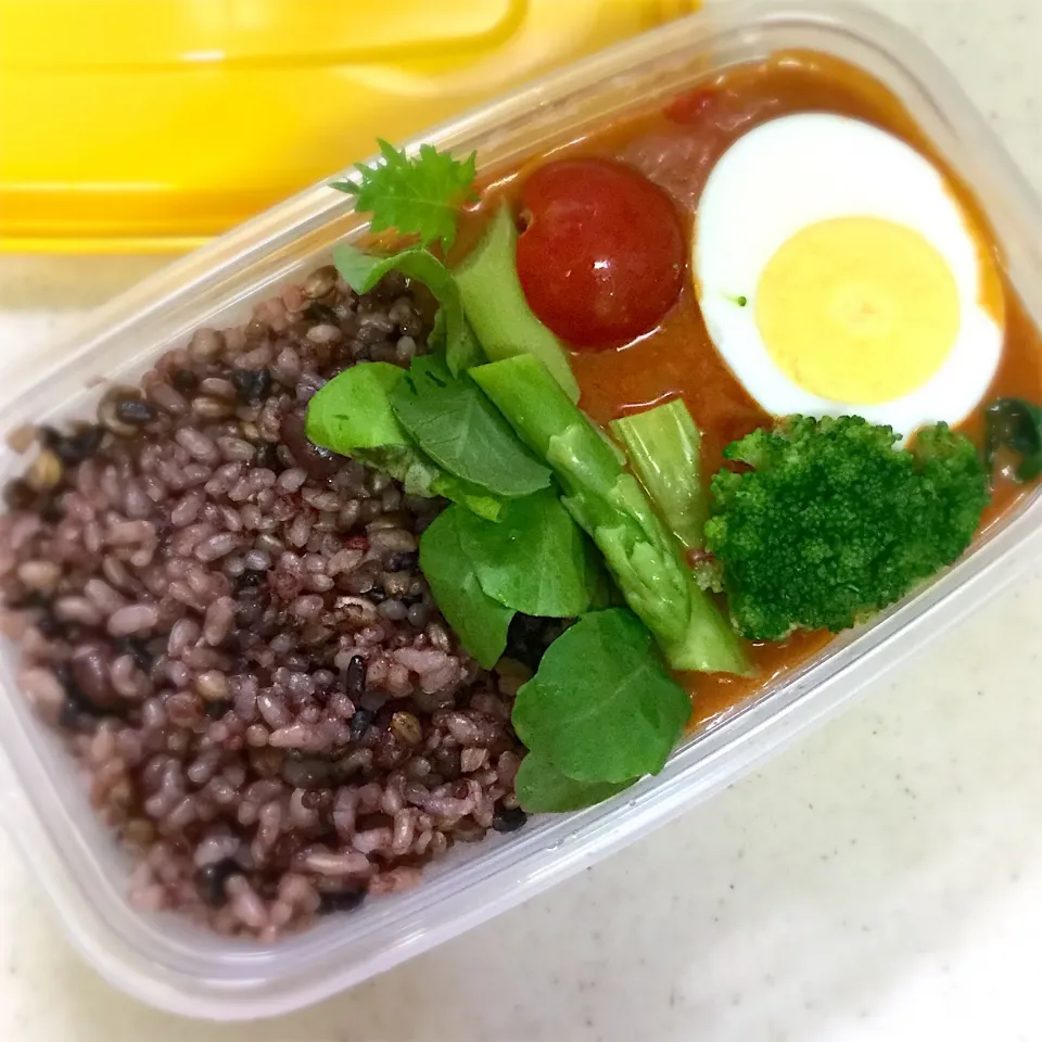 Today's lunch box.バターチキンカレー💕|hoppycowさん