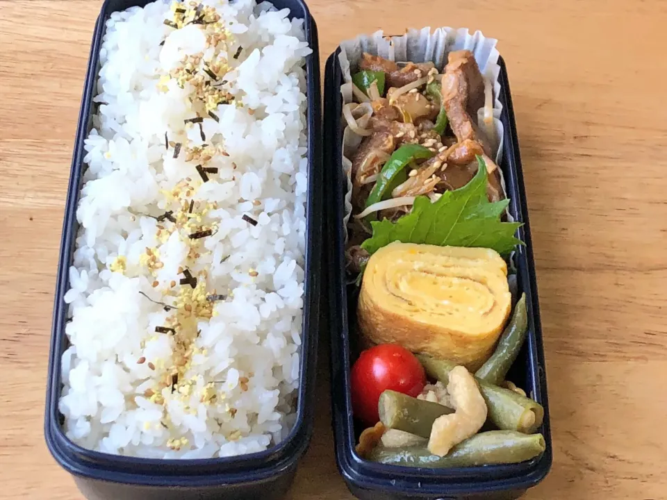 Snapdishの料理写真:豚トロ味噌ダレ焼き 弁当|弁当 備忘録さん