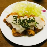 Snapdishの料理写真:おろしそポン酢チキンカツ☆|ゆきさん