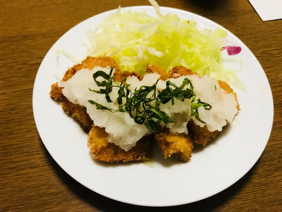 おろしそポン酢チキンカツ☆|ゆきさん