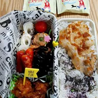 Snapdishの料理写真:20180802  ☺高校生お弁当　体験入学お手伝い|ちいさん