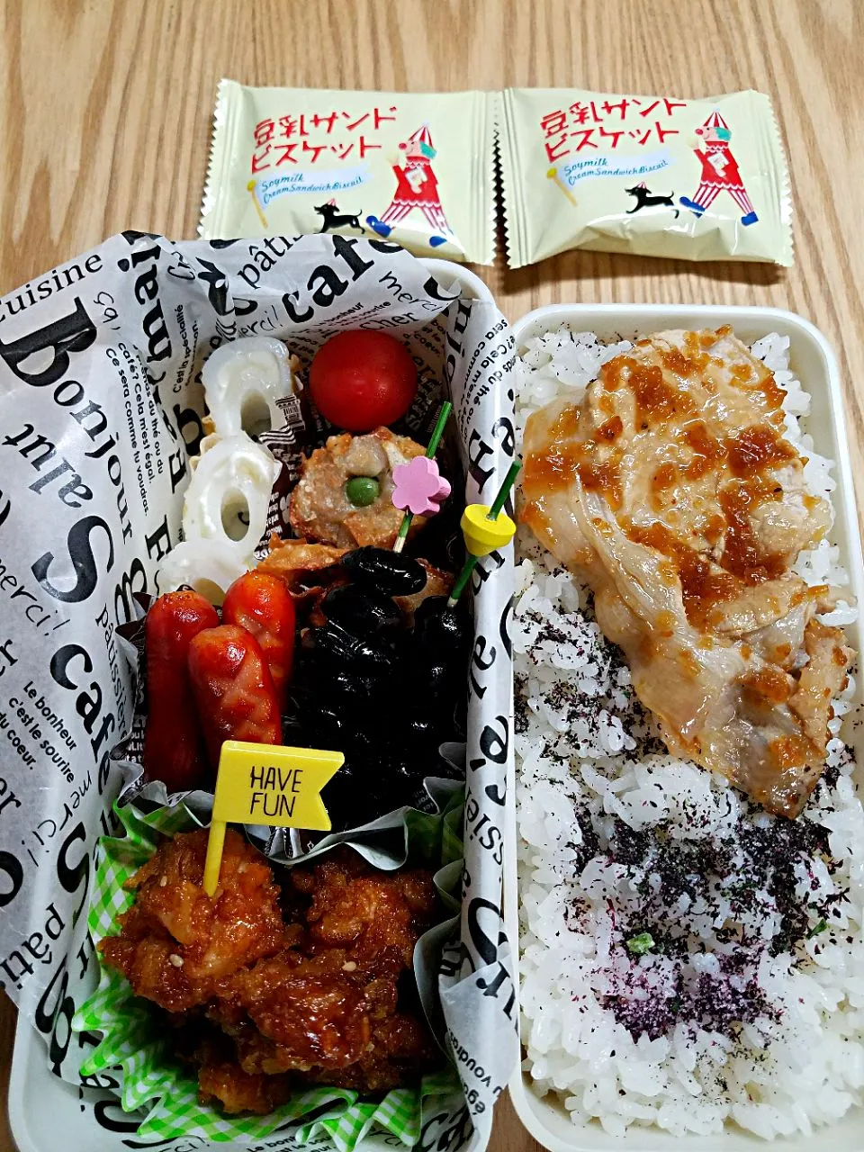 Snapdishの料理写真:20180802  ☺高校生お弁当　体験入学お手伝い|ちいさん