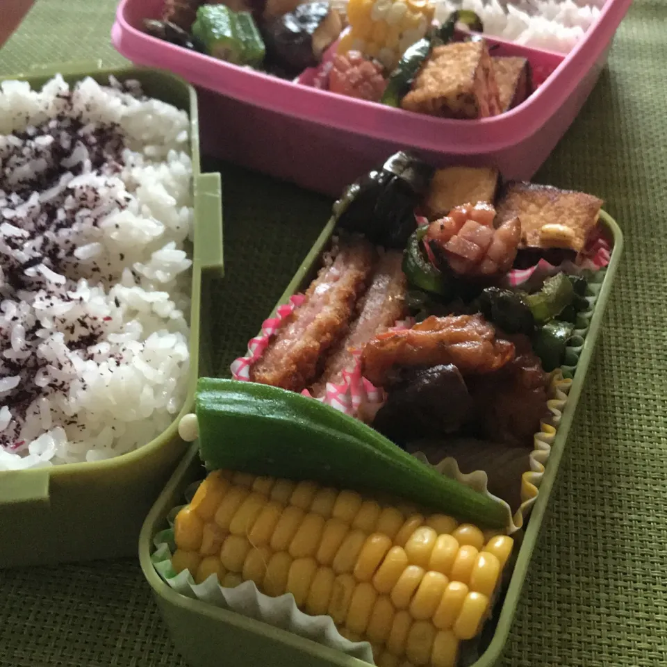 Snapdishの料理写真:今日のお弁当🍱

今日も朝から暑いです😵
暑さに負けないよう
今週もあと少し、
頑張っていきましょうᕦ(ò_óˇ)ᕤ

今日も水分しっかり補給で
気をつけて
いってらっしゃい👋😊|mokoさん