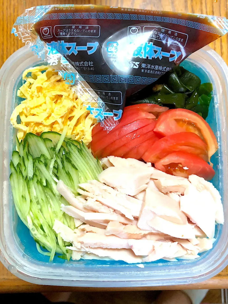 Snapdishの料理写真:8月3日(金)冷やし中華弁当🙂|かよっぺさん