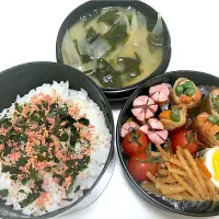 豚バラ巻き弁当🍱|めぐさん