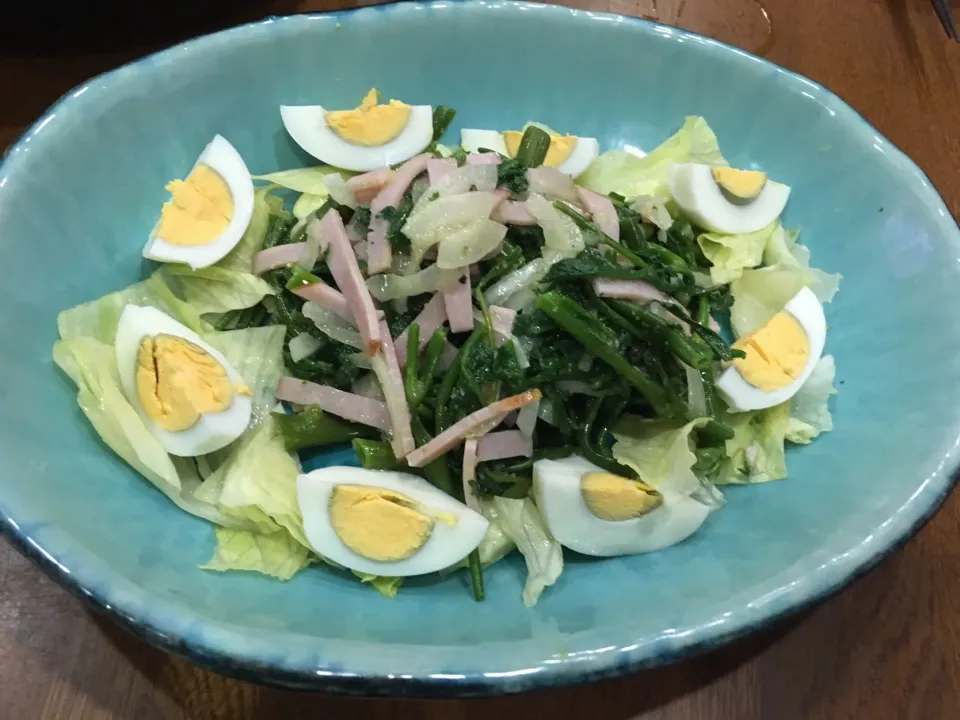 空芯菜のサラダ バジル明太子風味|sakuramochiさん