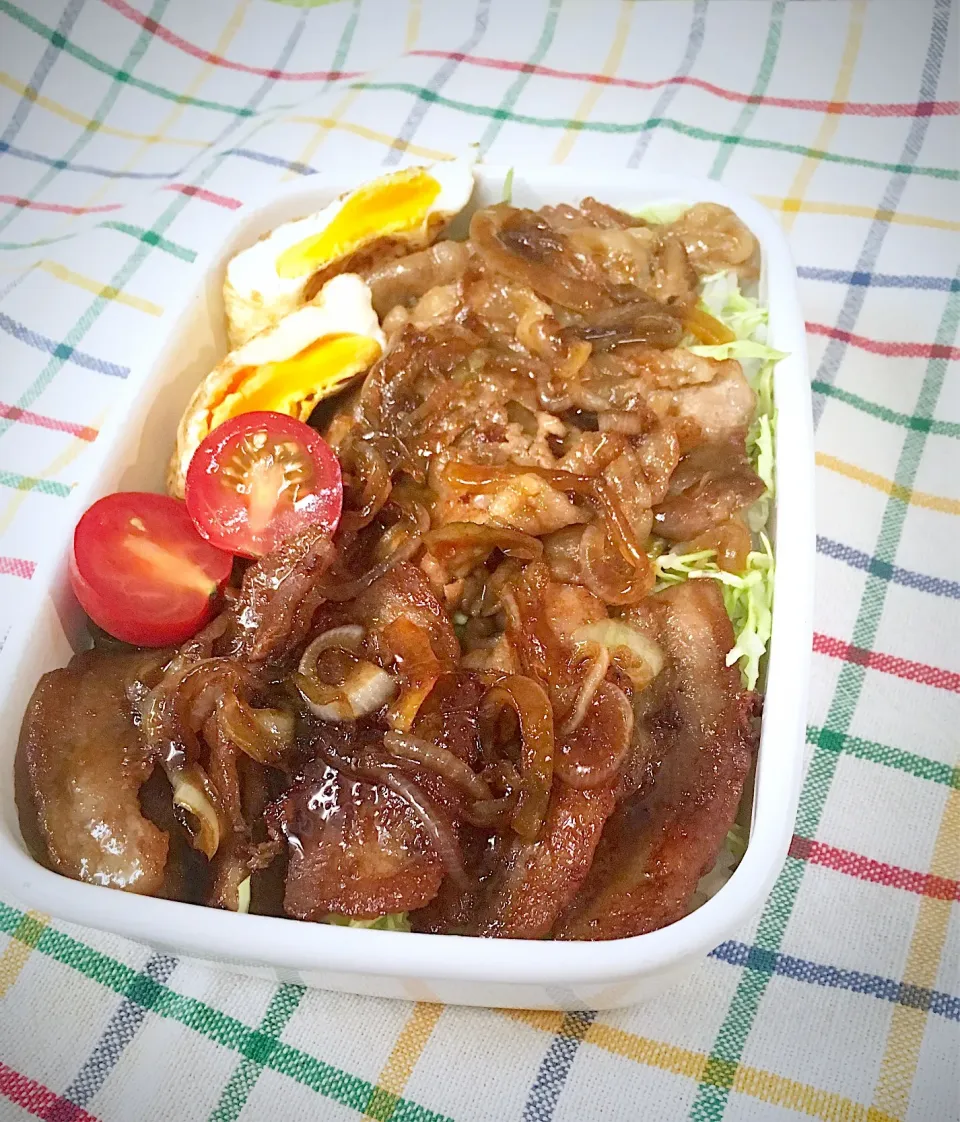 暑い日の豚丼弁当👍|key♪さん