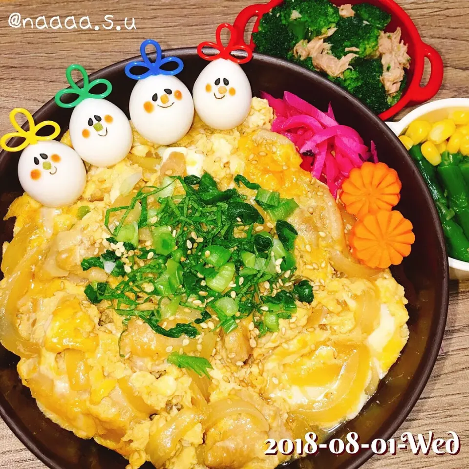 親子丼弁当🐓✨|なちるんるんさん