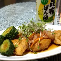 鶏肉のニンニクポン酢漬け|みつ江さん