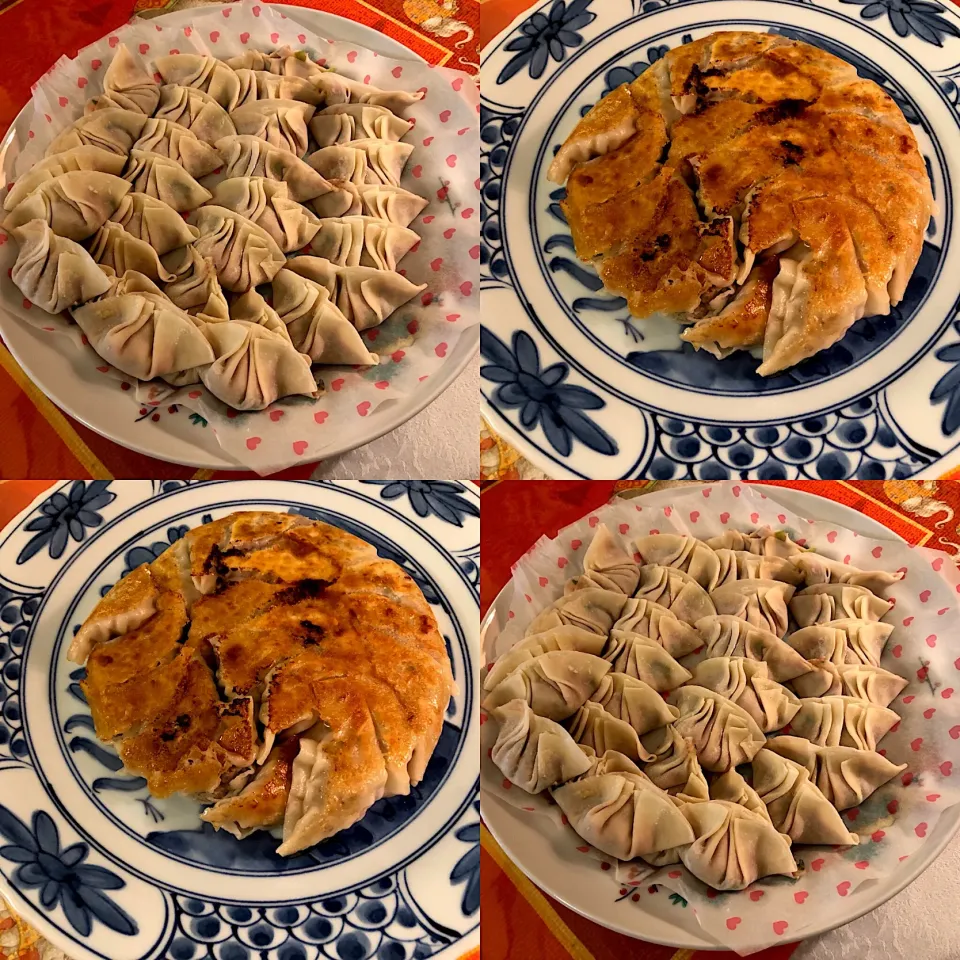 今夜は、🥟手作り餃子🥟30個はあっという間に包み終わり！あんが残ってしまった。つくねにして食べようかなあ😊 #餃子 #夕飯 #酒のつまみ #夏|Yukie  Toriseさん