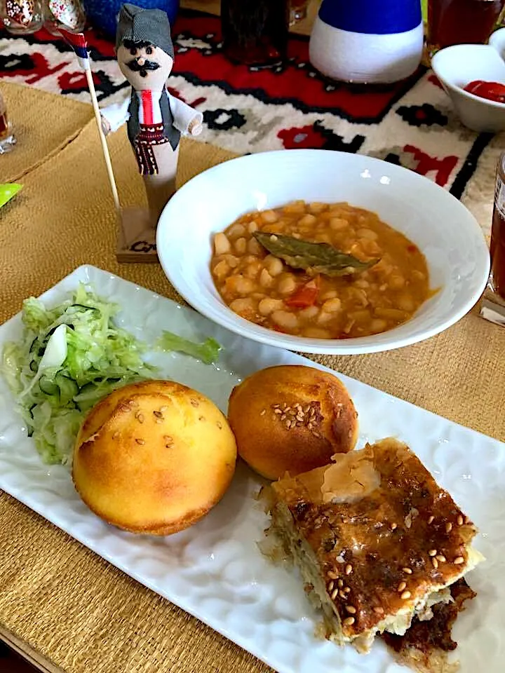 Lovely Serbian plate with Kupus salata🇷🇸|aястасияさん