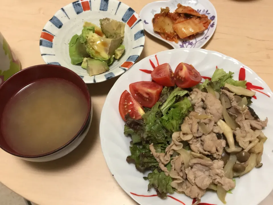 8月4日夕食|ばぁさんさん