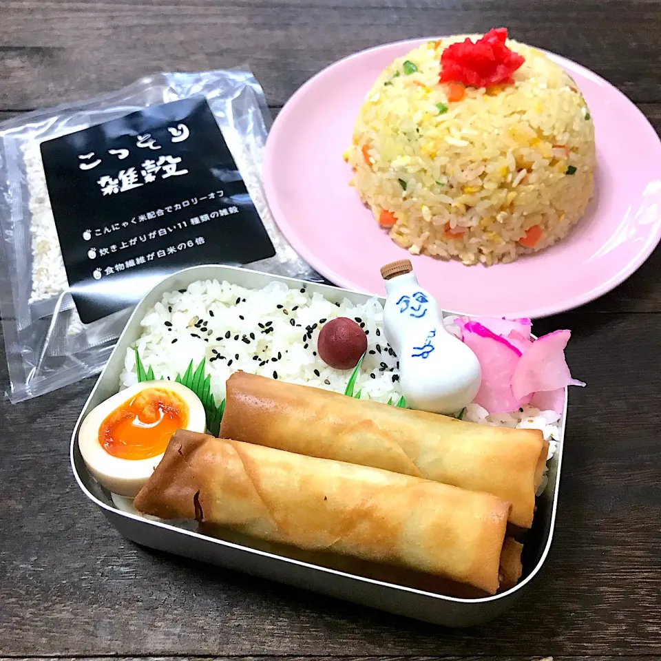 自分お弁当と娘置きご飯🍚|mihooobuuさん