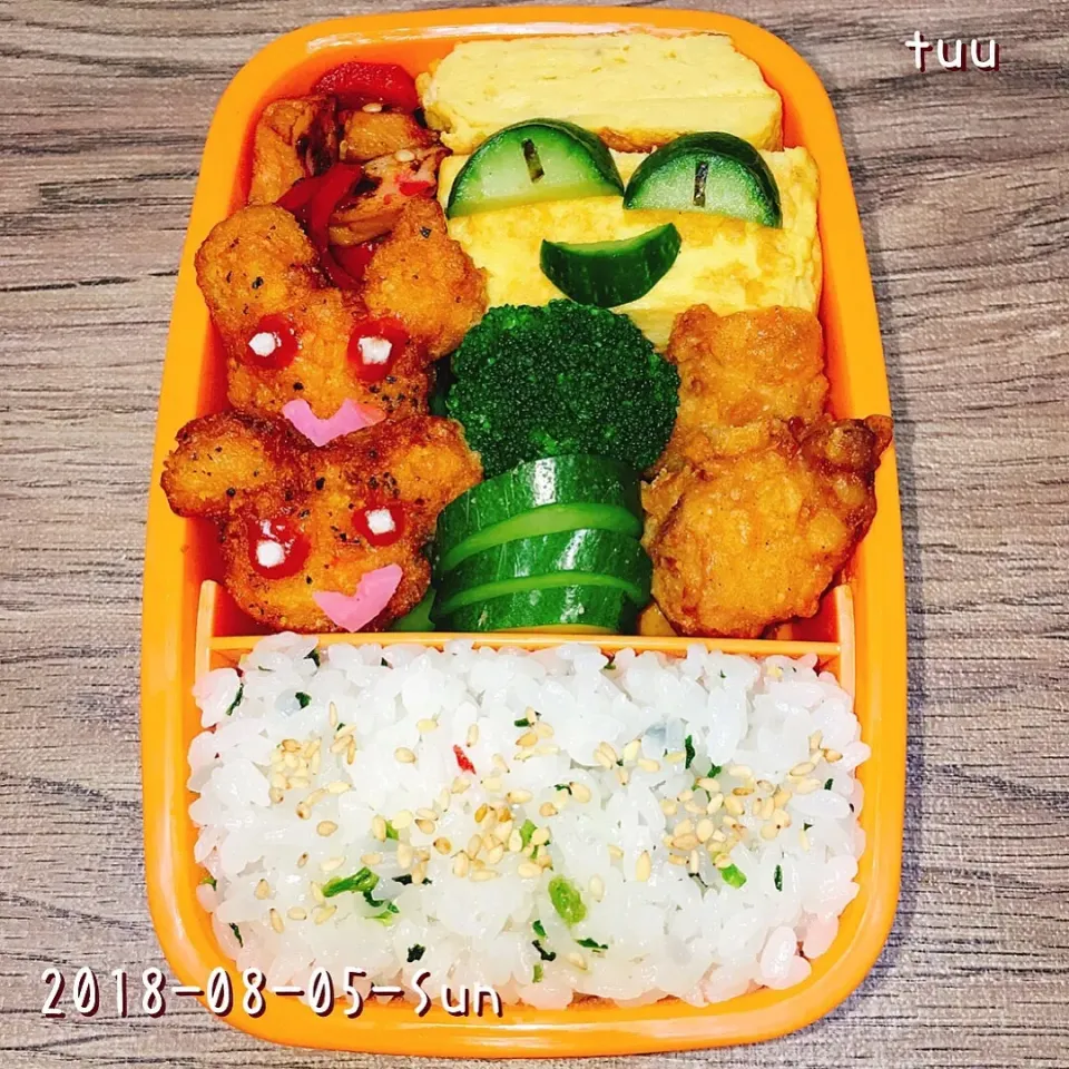 旦那作😂怪物弁当😂|なちるんるんさん