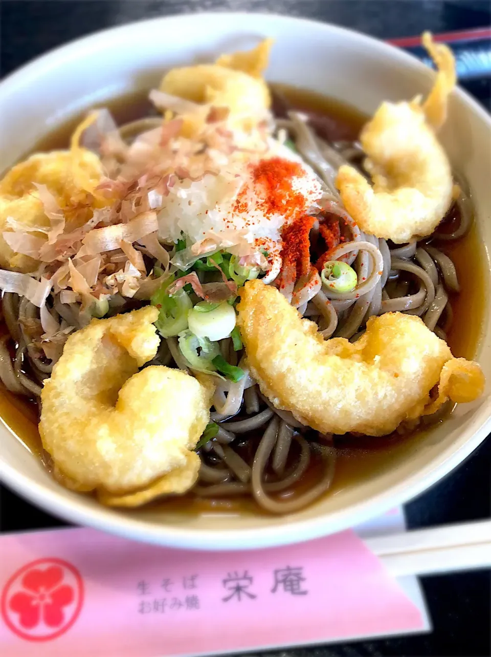 エビおろし蕎麦|ちかさん