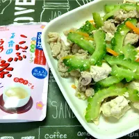 Snapdishの料理写真:ゴーヤチャンプル
梅こんぶ茶味|vege a zeeさん