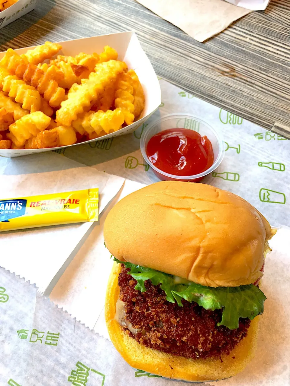 Shroom Burger from ShakeShack  #shroomburger  #shakeshack|🌺IAnneさん