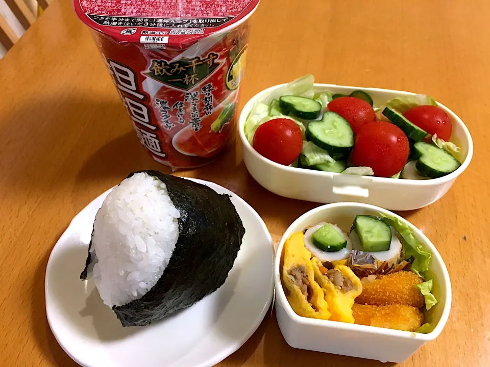 Snapdishの料理写真:今日のお弁当♡2018.8.6.|kimikimiさん