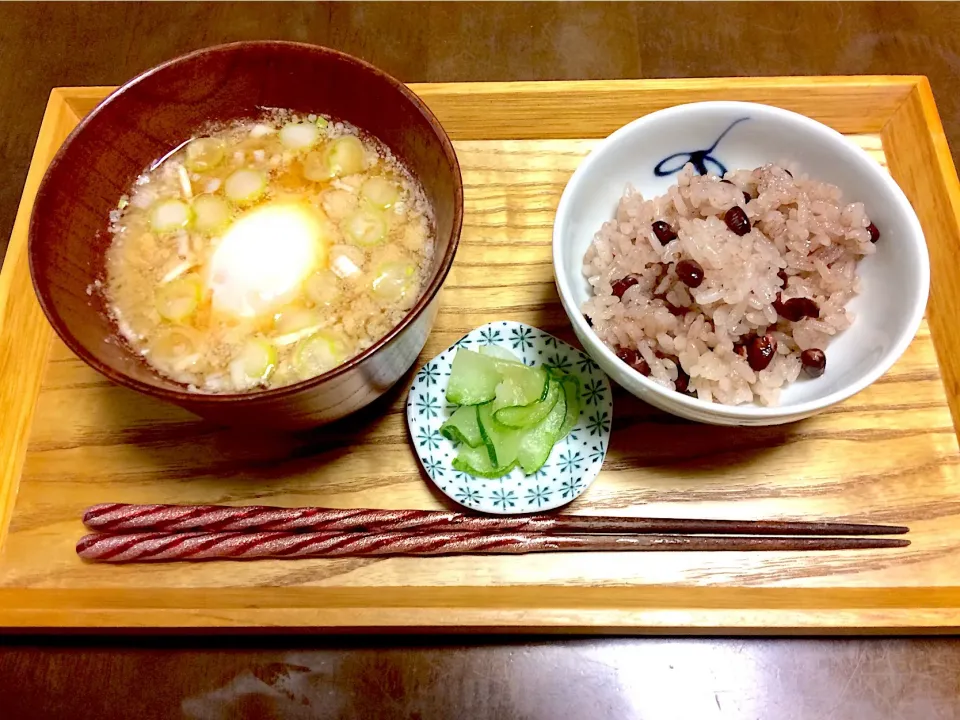 Snapdishの料理写真:通院前の朝ごはん|翡翠さん