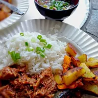 pulled pork dish, sweet and sour soup|Minako  Konnoさん