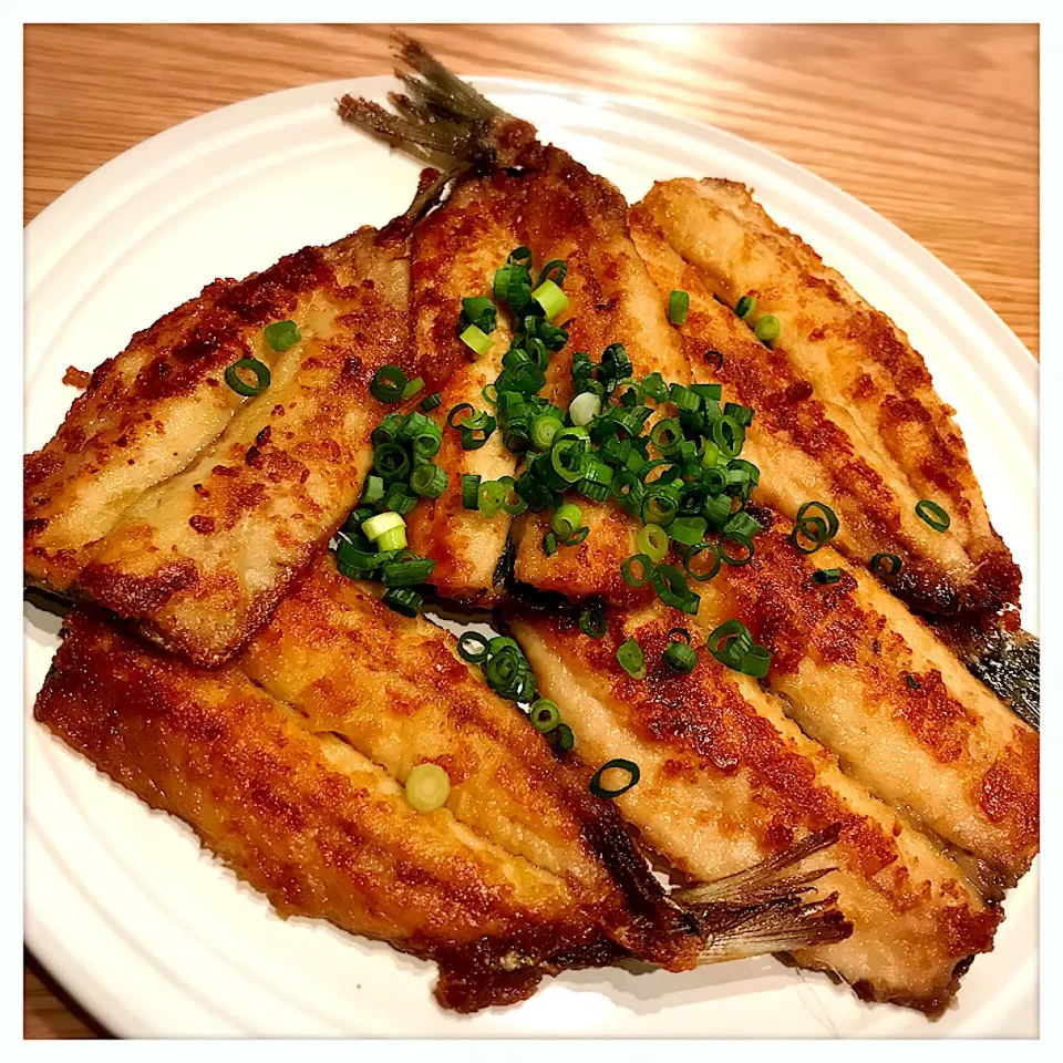 Snapdishの料理写真:イワシの蒲焼き。Broiled sardines|toyamadaさん