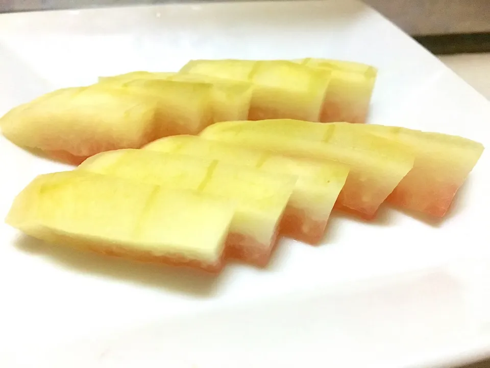 夏限定。スイカのぬか漬け🍉|パオパオあつこさん