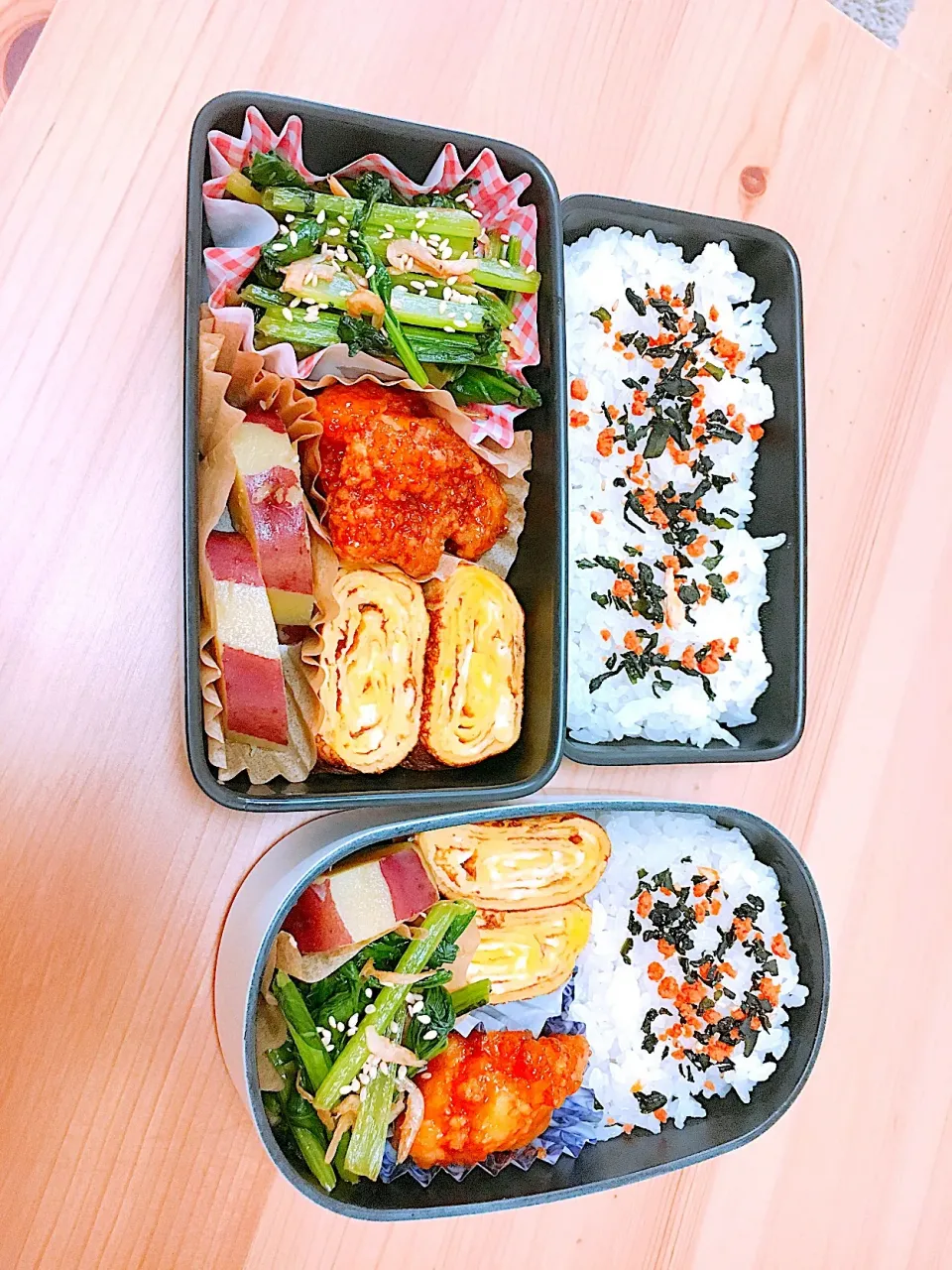 Snapdishの料理写真:2人分お弁当🍱|りこさん