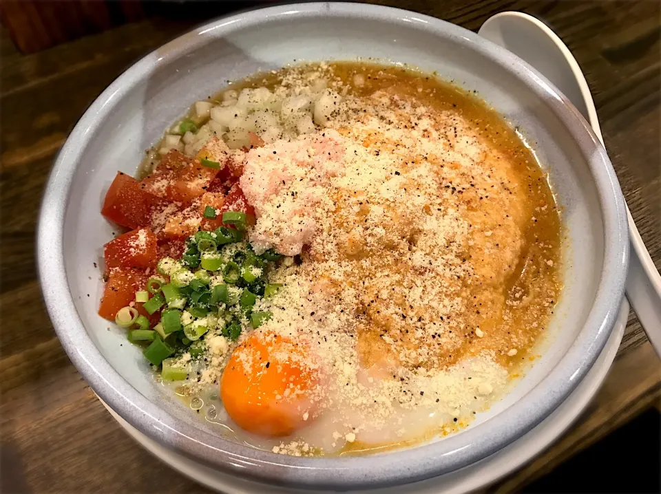 Snapdishの料理写真:🍅紅ずわい蟹とトマトの冷やしまぜそば🦀|toshi,I🍴さん