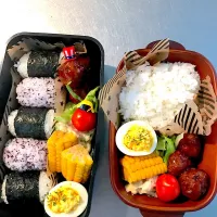 Snapdishの料理写真:夏休み お弁当|あーのさん