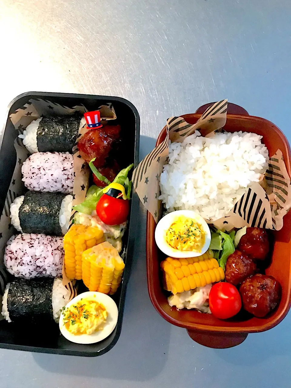 Snapdishの料理写真:夏休み お弁当|あーのさん