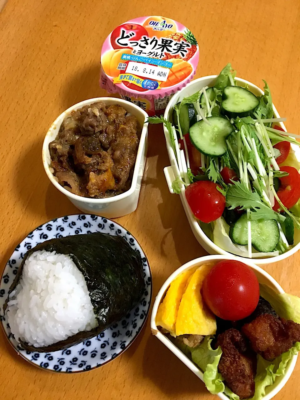 Snapdishの料理写真:今日のお弁当♡2018.8.7.|kimikimiさん