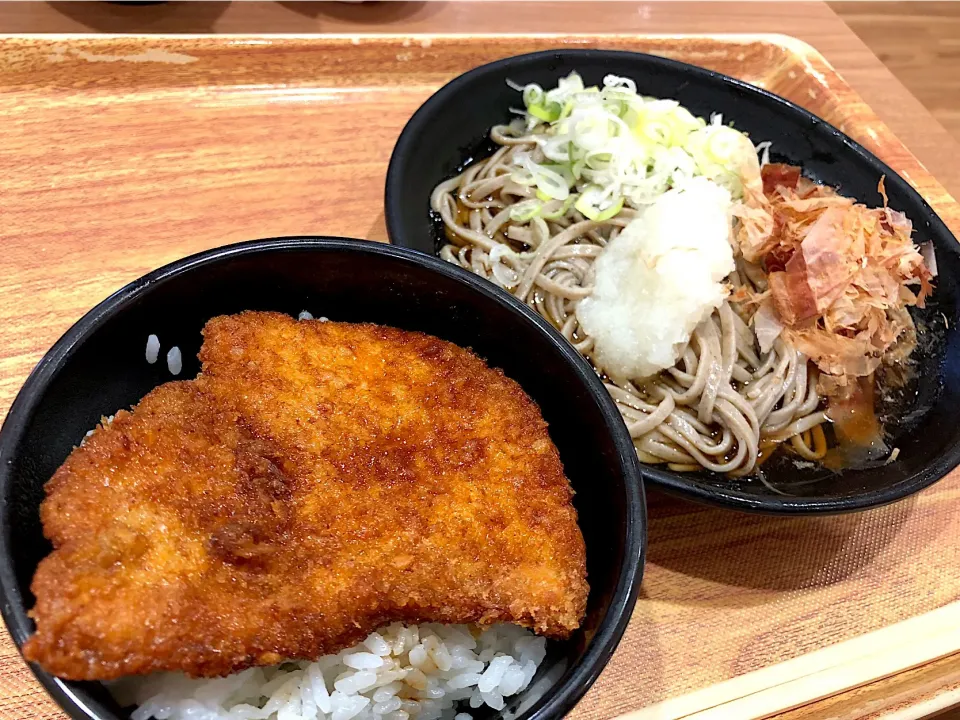 越前おろし蕎麦、ミニソースかつ丼セット|buhizouさん