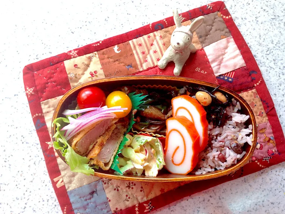 Snapdishの料理写真:先日のお弁当😊 #地味弁  #わっぱ弁当  #夫弁当|naonaomimichanさん