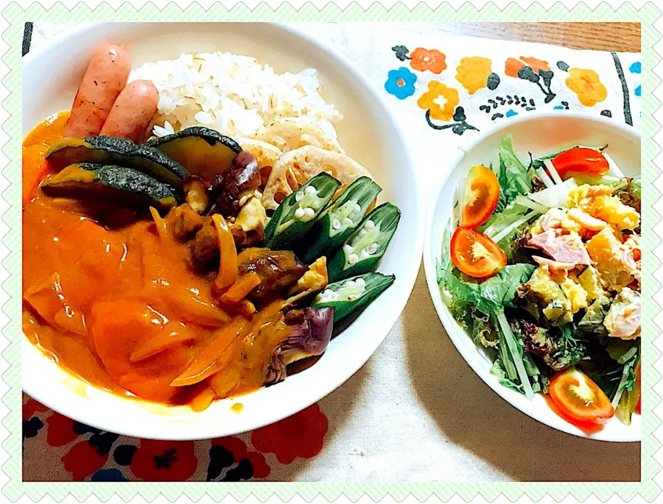 Snapdishの料理写真:夏野菜たっぷりカレー|🍀ミィーナ🍀さん