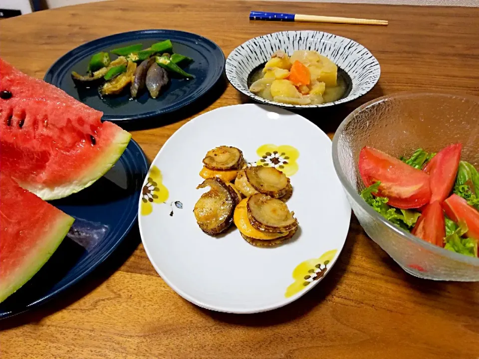 Snapdishの料理写真:夏のお夕飯|misuzvさん