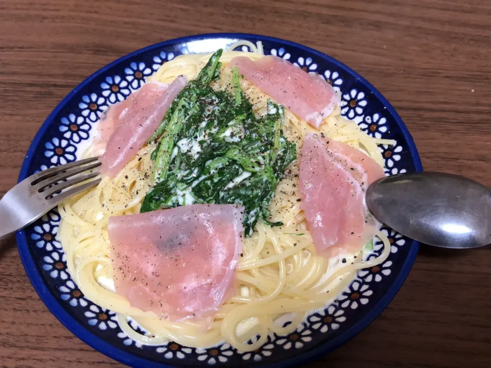 Snapdishの料理写真:レモンクリームパスタ🍋|まみさん