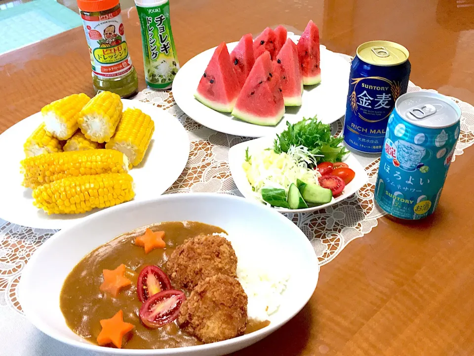 夏はやっぱりカレー❤️ヒレカツカレー😍
#夏カレー #カレーライス|makoさん