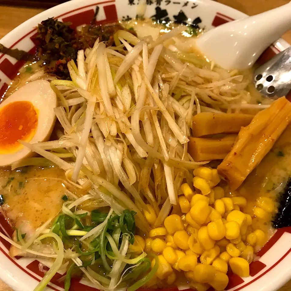 Snapdishの料理写真:#味噌ラーメン #ネギトッピング|茂木 和哉さん