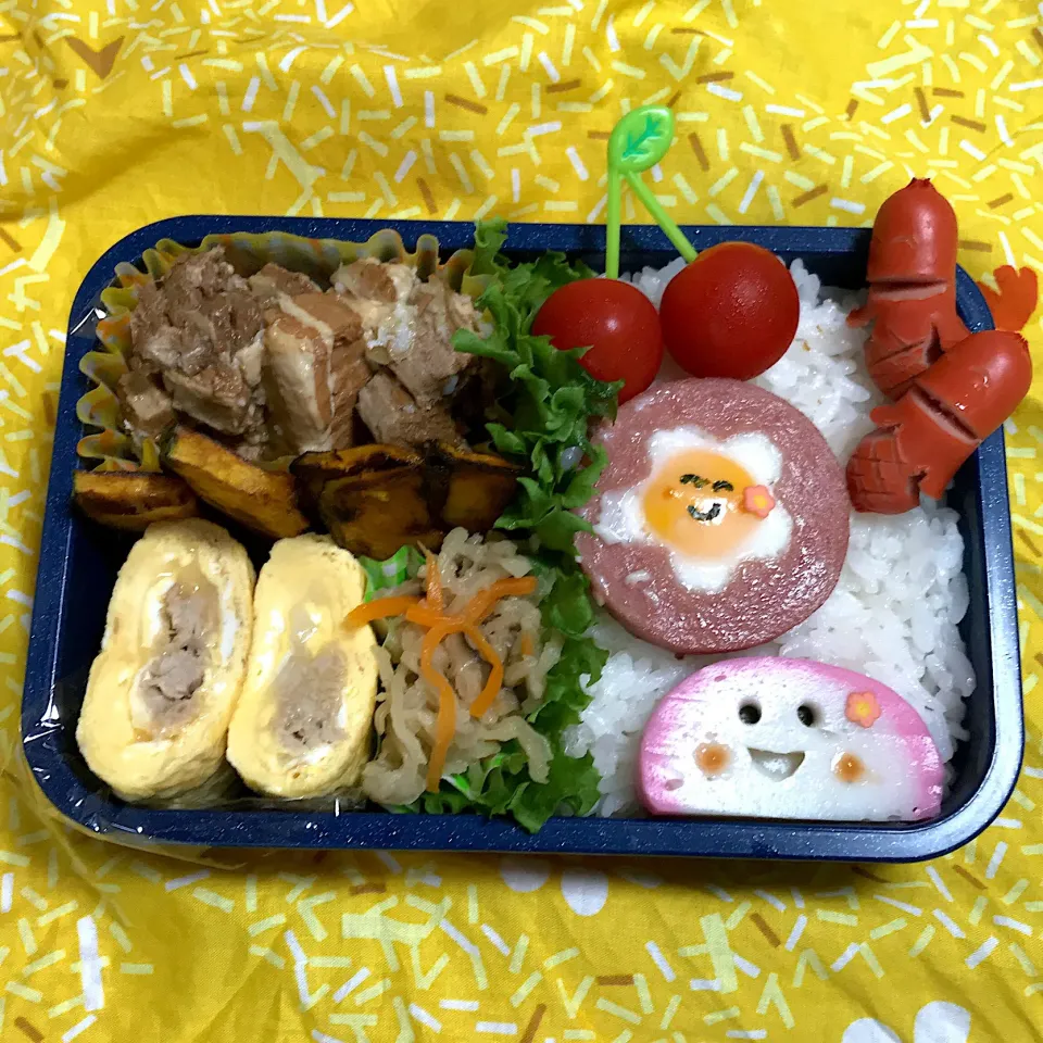 Snapdishの料理写真:2018年8月9日 オレ弁当♪|クッキングおやぢさん