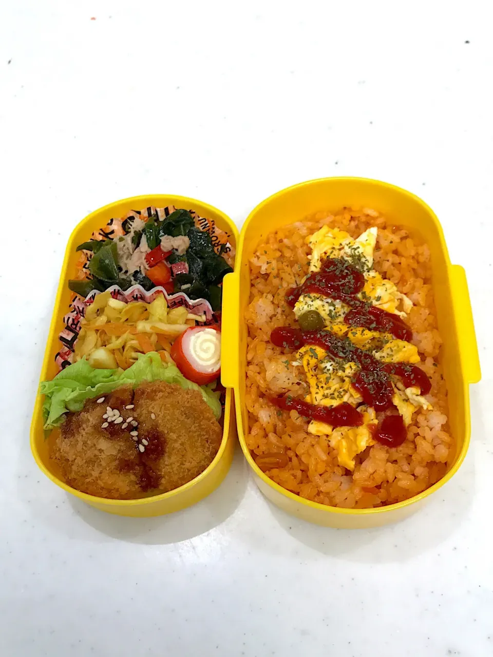 #夏休み弁当  #小学生弁当  #学童弁当  #お弁当  #頑張らないお弁当|さにー☆ミさん