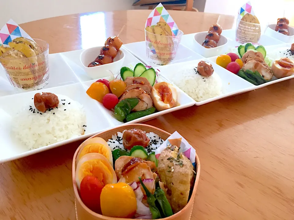 わたしお弁当🍱&お留守番ランチ🍴
鶏チャーシュー|ふみぃさん