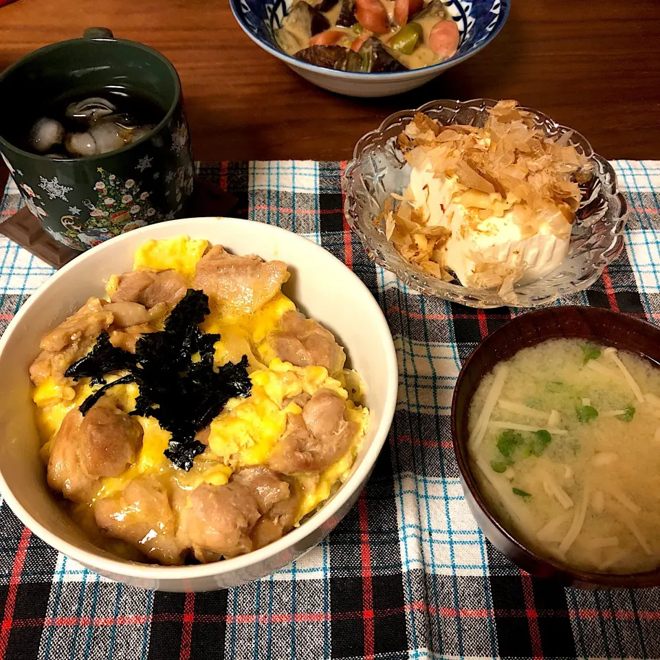 8.7夕飯 親子丼|ピカさん