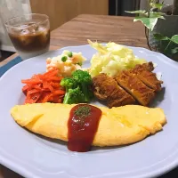 プレーンオムレツのワンプレートランチ|pouさん