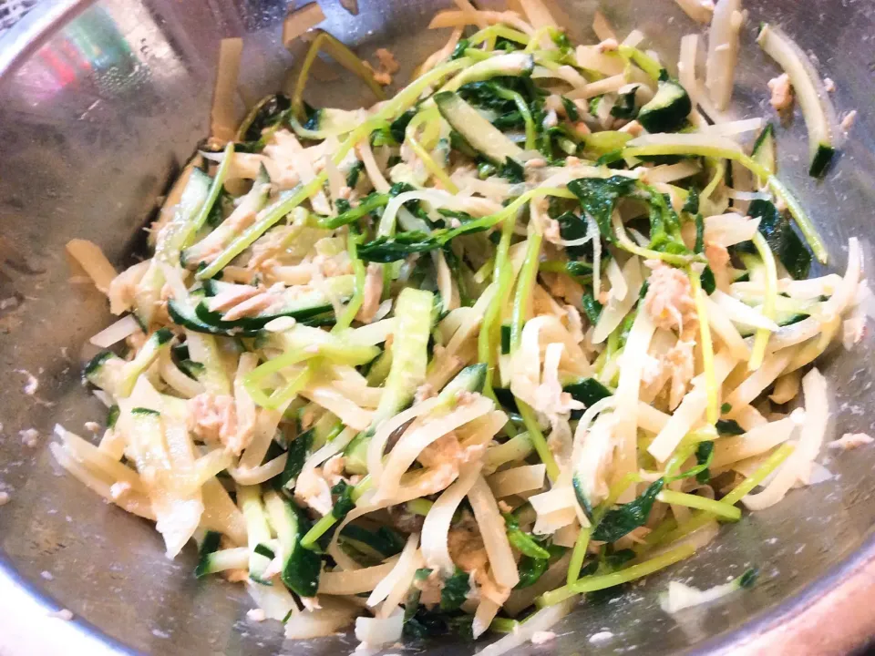 シャキシャキじゃがいも🥔のサラダ🥗😋|アライさんさん