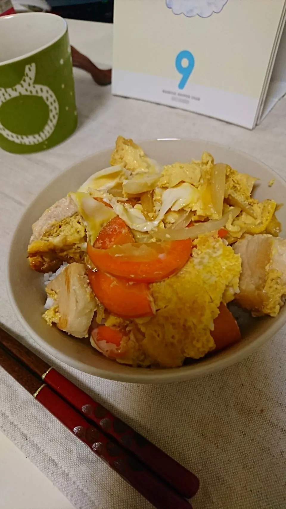 親子丼 #夜食 #パサパサ|やのさん